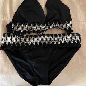 Excellent black LaBlanca bikini extremely flattering.